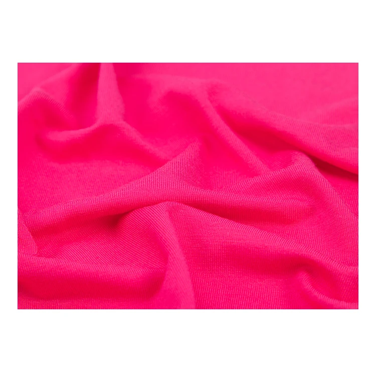 F1912  120gsm  nylon cotton  mercerized jersey  for shirts Textile Scuba Fabric 94%Polyester 6%Spandex P/D for Garment