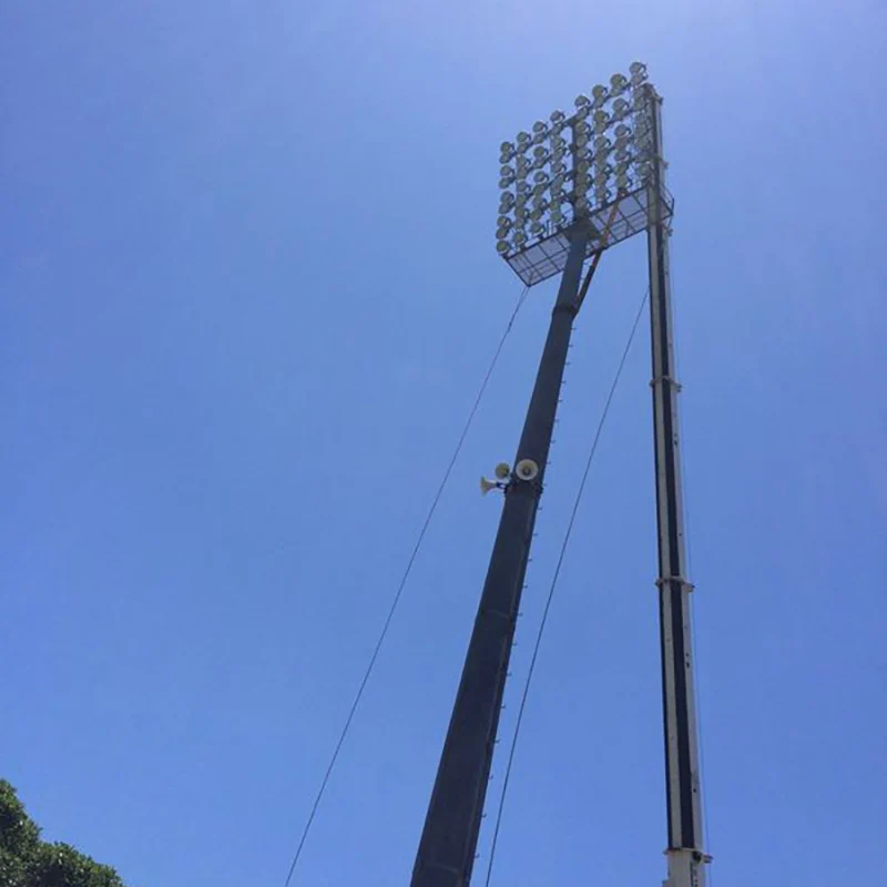 Lowering system explosion proof hot galvanized led high mast lighting