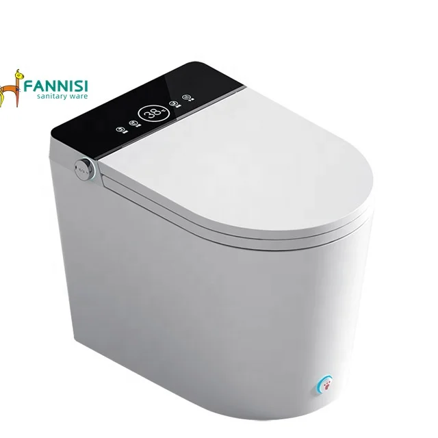 2021 FANNISI New Design Automatic Intelligent Flush Toilet Seat Cover Toilet Intelligent Smart Toilet (1600285125691)
