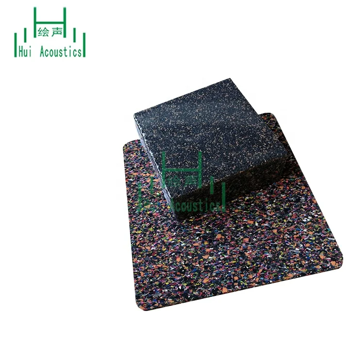 Acoustic Underlay For Laminate Flooring Anti Vibration Damping Sheet Rubber Acoustic Underlay