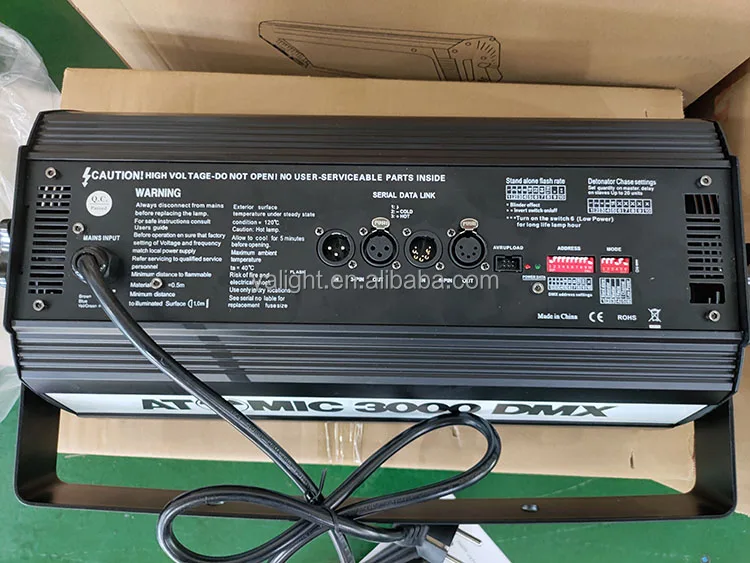 Night Club light Martin DMX Atomic 3000W Strobe Light for disco