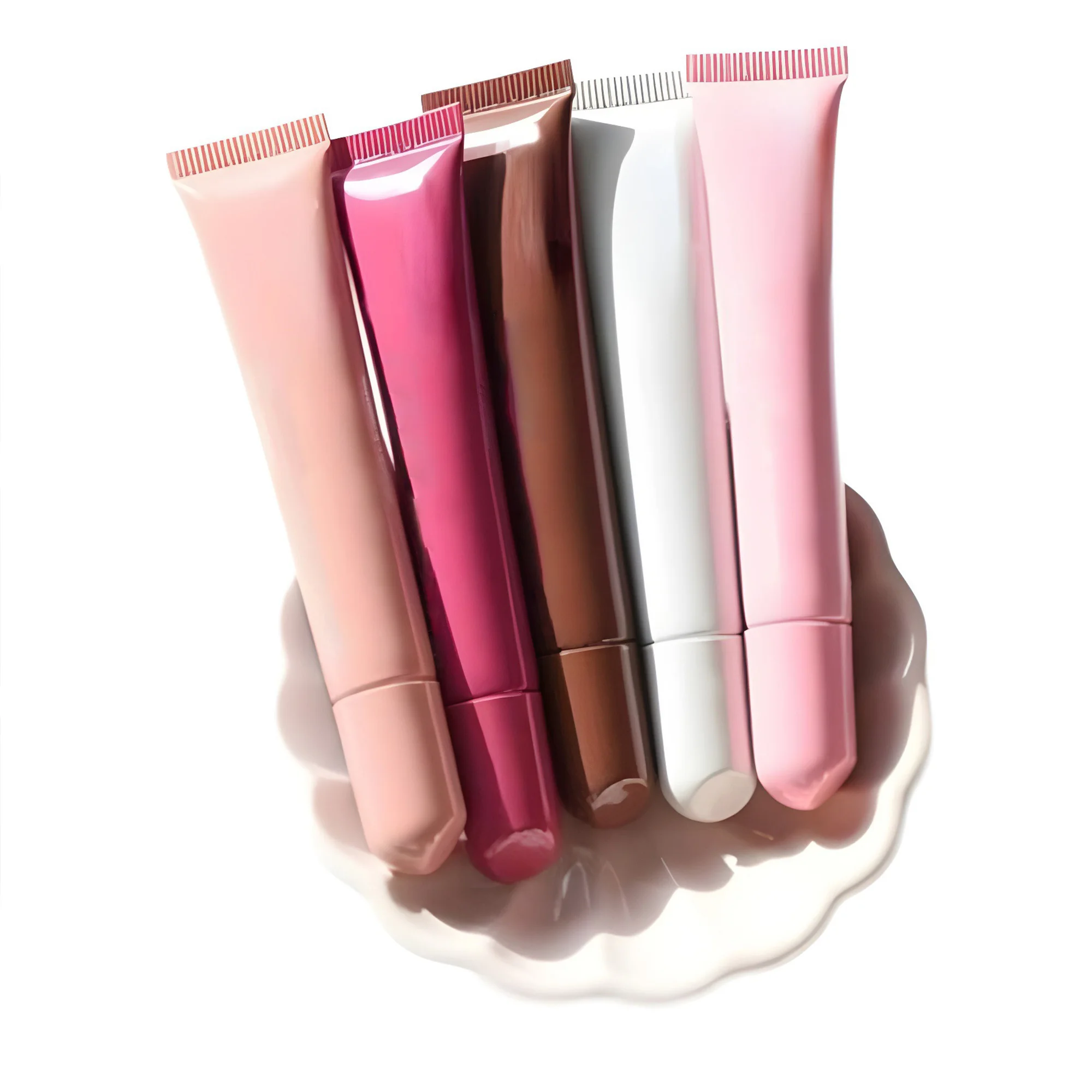 Cosmetic Packaging Lipstick Cosmetic Squeeze Plastic Lip gloss Tube Transparent Lip Balm Squeeze Tube Eye Cream Soft Tubes