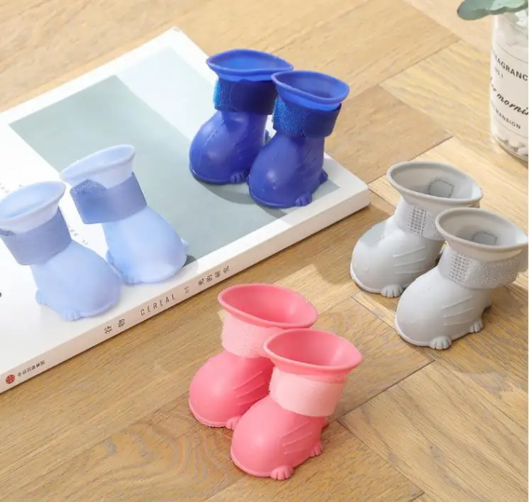 Winter warm pet foot gloves Rainy walking dog shoes snow dog foot gloves