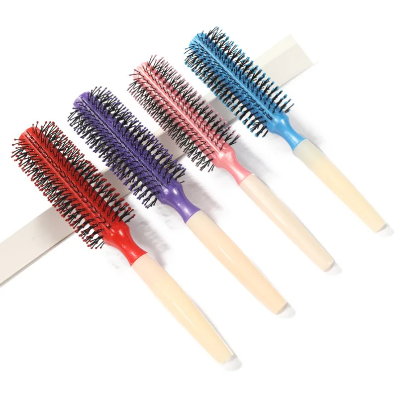 Custom Logo Good Quality Cheap Price Roller Comb Hair Dryer Hair Straightener Styling Curly Hair Combs For Home And Barber Shop