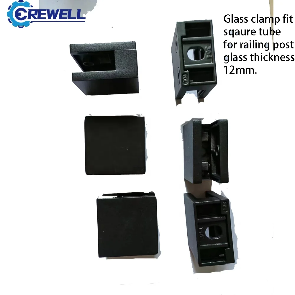 Aluminium Glass Steel Handrail Glass Railing Accessories Fitting for Balcony