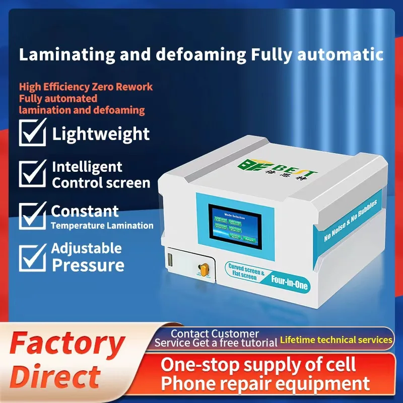4 in 1 Lamination Machine LCD Screen Intelligent Automatic Bubble Removal Defoamer Machine For Phone Refurbished Repair