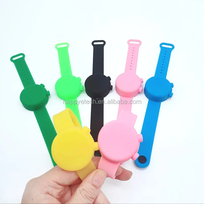 
Silicone Refill Holder Alcohol Gel Disinfection Wristband Dispenser OEM Hand Sanitizer Bracelet for Kids Adult 