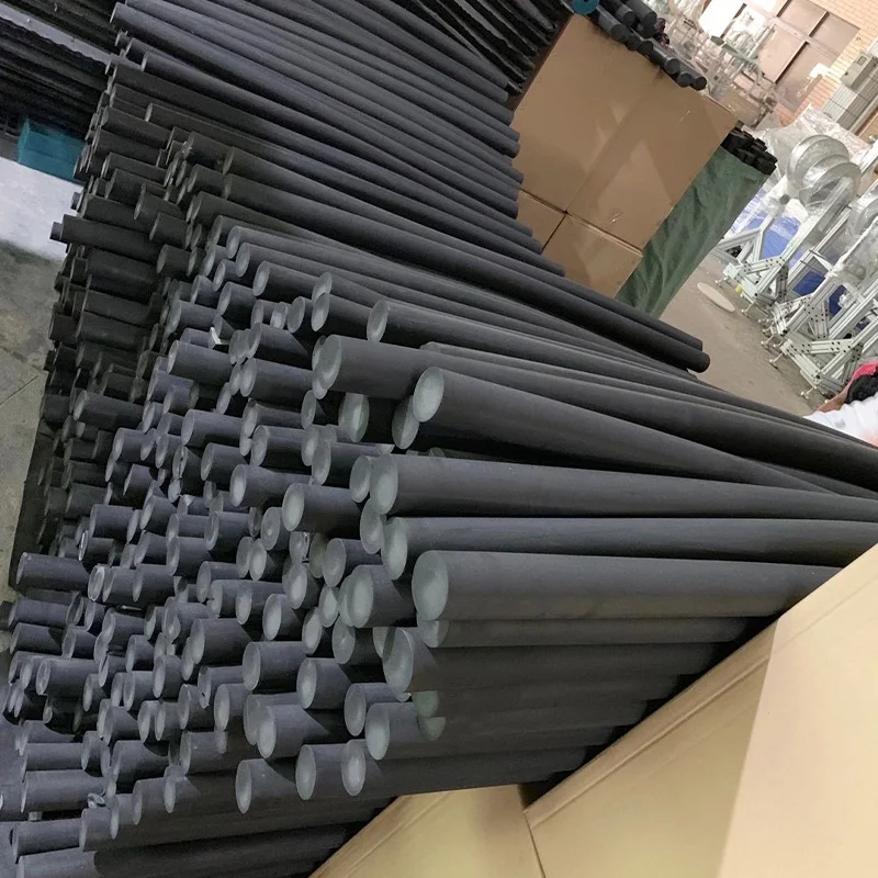 Protective solid foam tube hexagonal pe large rubber high density hollow polyethylene eva foam cylinder