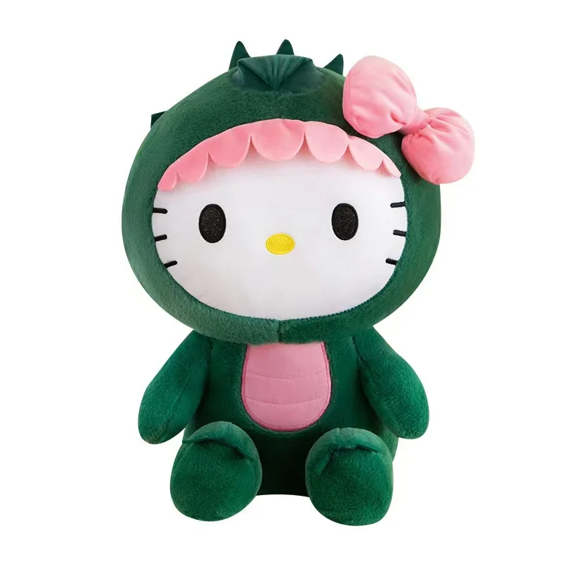 Новая игрушка динозавр Hello Kt кросс-одевание милая плюшевая кукла котенок для девочек