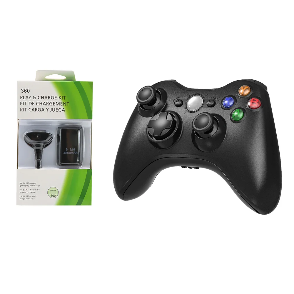 Wireless Controller for Xbox 360,2.4GHZ Game Joystick Controller Gamepad Remote for Xbox 360 Slim Console,PC Windows 7,8,10