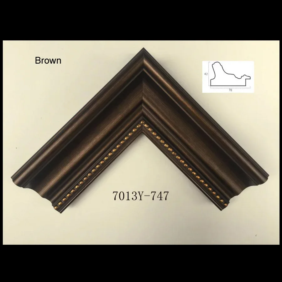 Wholesales multi style European Decorative Colorful Painting Patina Antique Canvas Art Photo Picture Frame PS Moulding