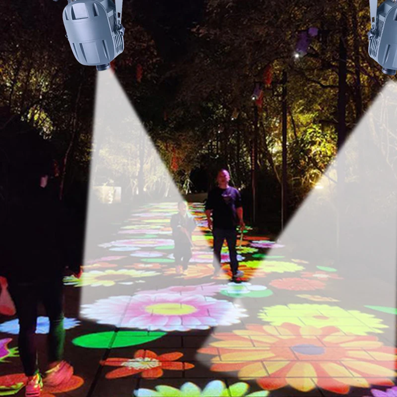 Waterproof IP65 Logo Gobo Projector Light Christmas Outdoor 300w LED Gobo Logo Projector Outdoor Advertising Light