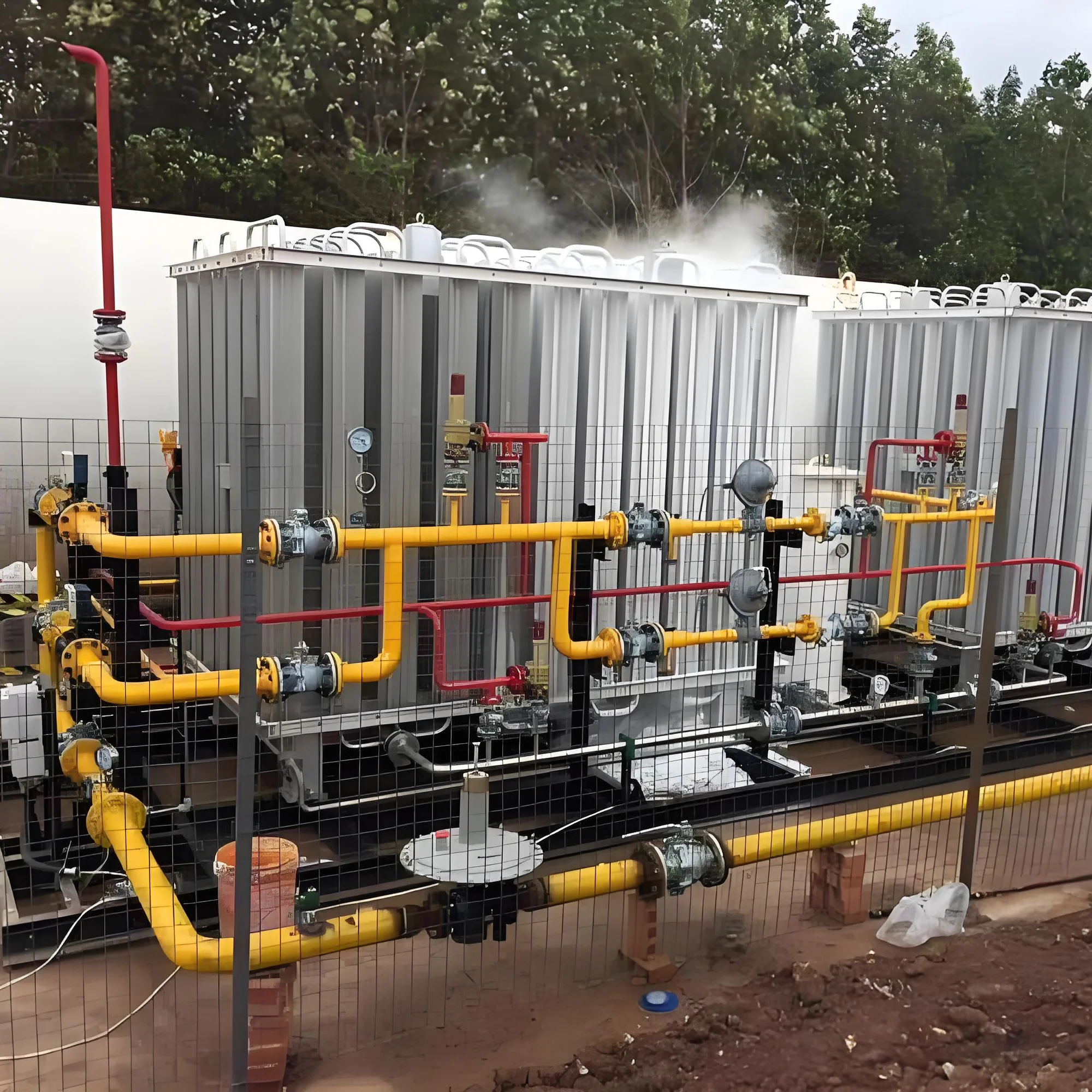 Kimary CNG PRMS PRU 2000-6000 Nm3/h Gas Metering System and Mobile Daughter Station
