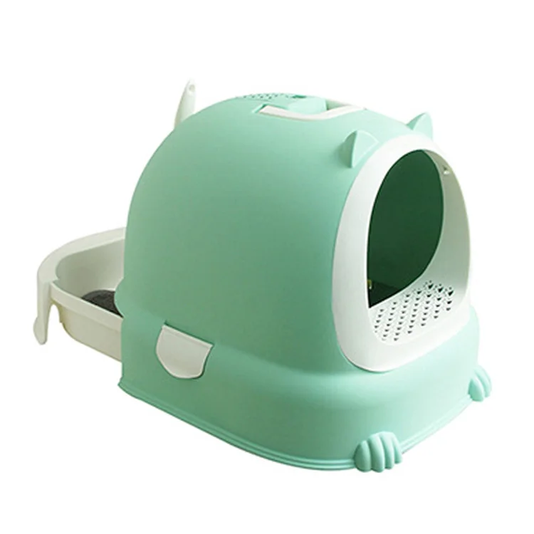 Direct Sell Big Space Fully Enclosed Door Large Cat Litter Box Deodorizing Cat Indoor Automatic Cat Toilet