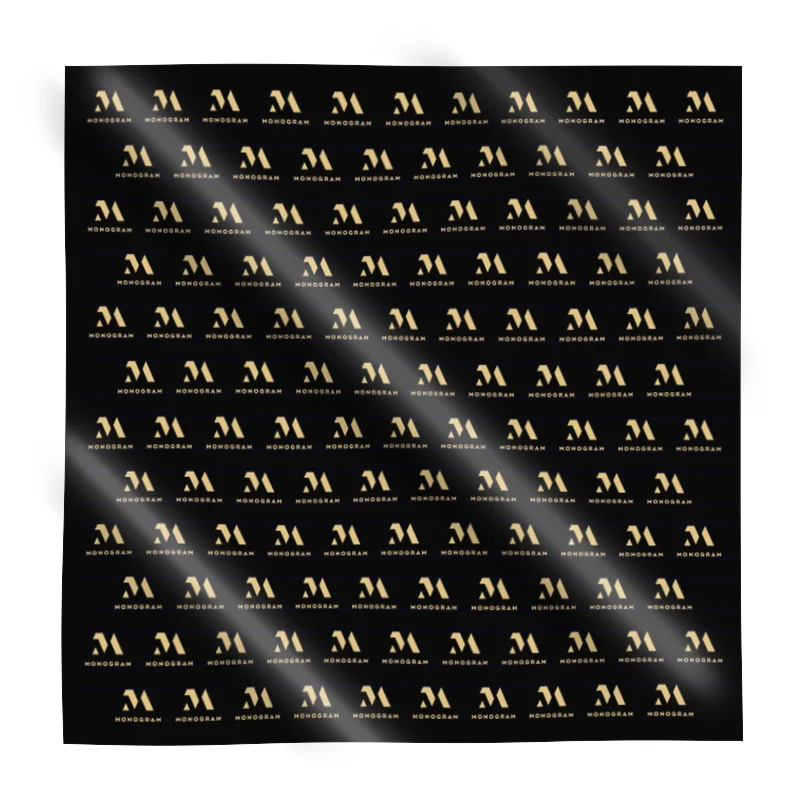 Fast shipping Custom logo printing silk scarf for women 70x70