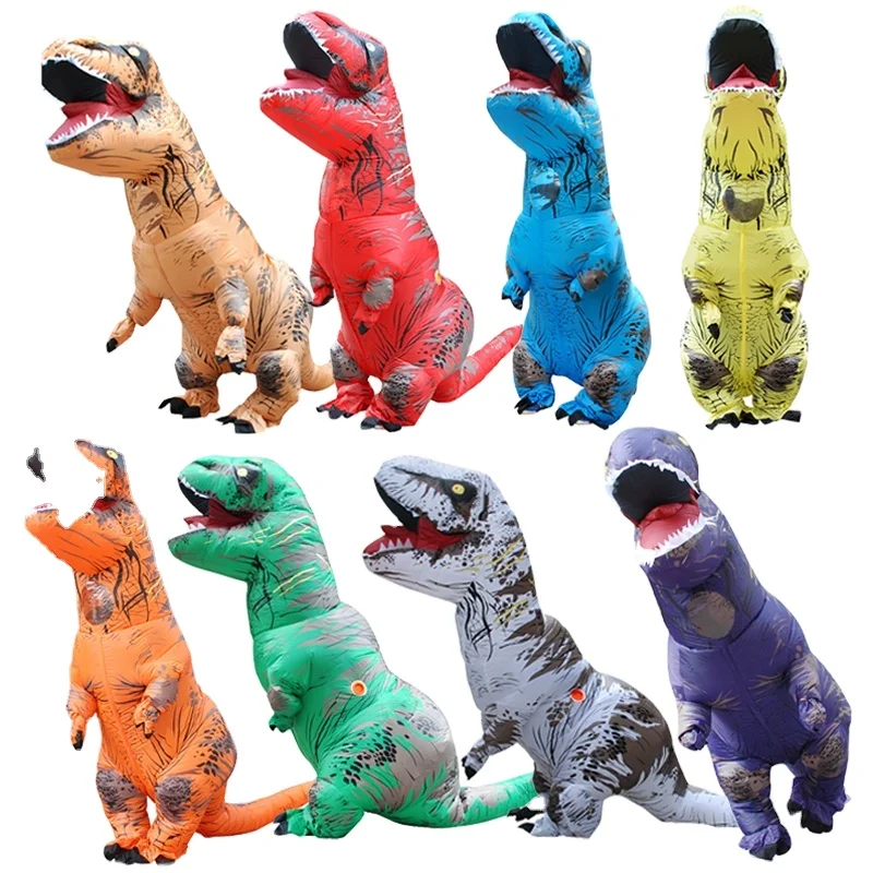 Высококачественный надувной костюм для взрослых в парке, гигантский надувной костюм динозавра тирекса в зоопарке, животное, оптовая цена