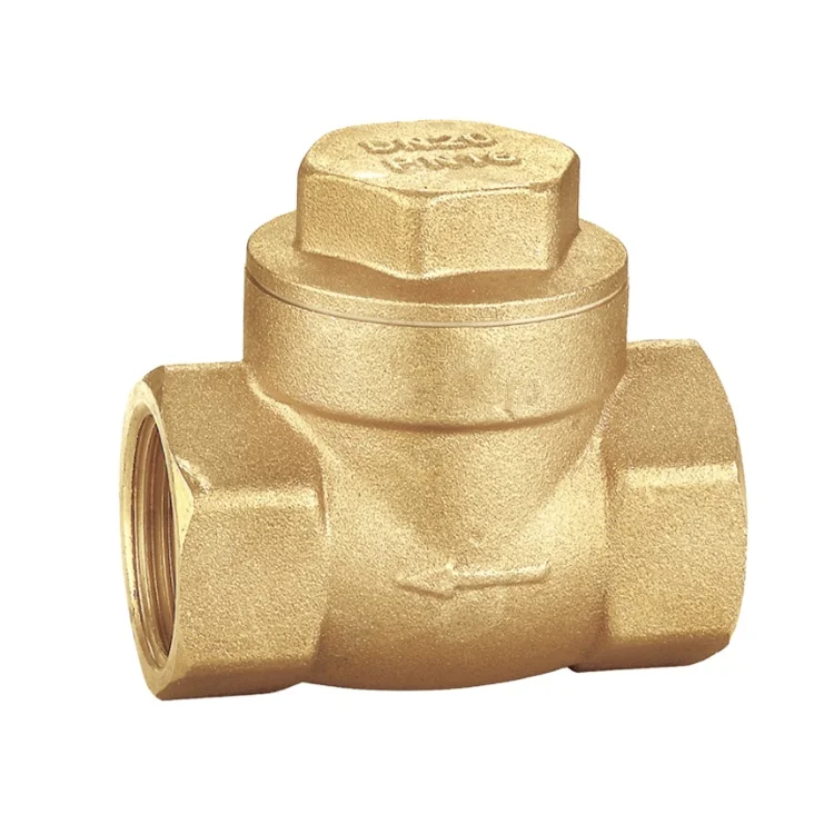 10 лет гарантии DN15-DN100 невозвратный горизонтальный клапан части счетчика воды латунный обратный клапан