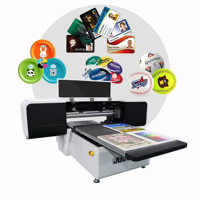 High quality 61cmX91cm UV flatbed printer Wood box Pens Golf balls Shoes A1 6090 UV flatbed printer