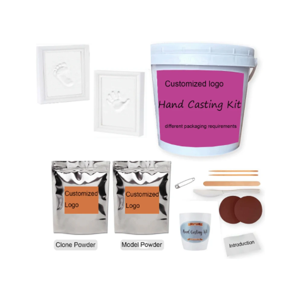 New design baby footprint handprint memorial pet frame shadow box photo