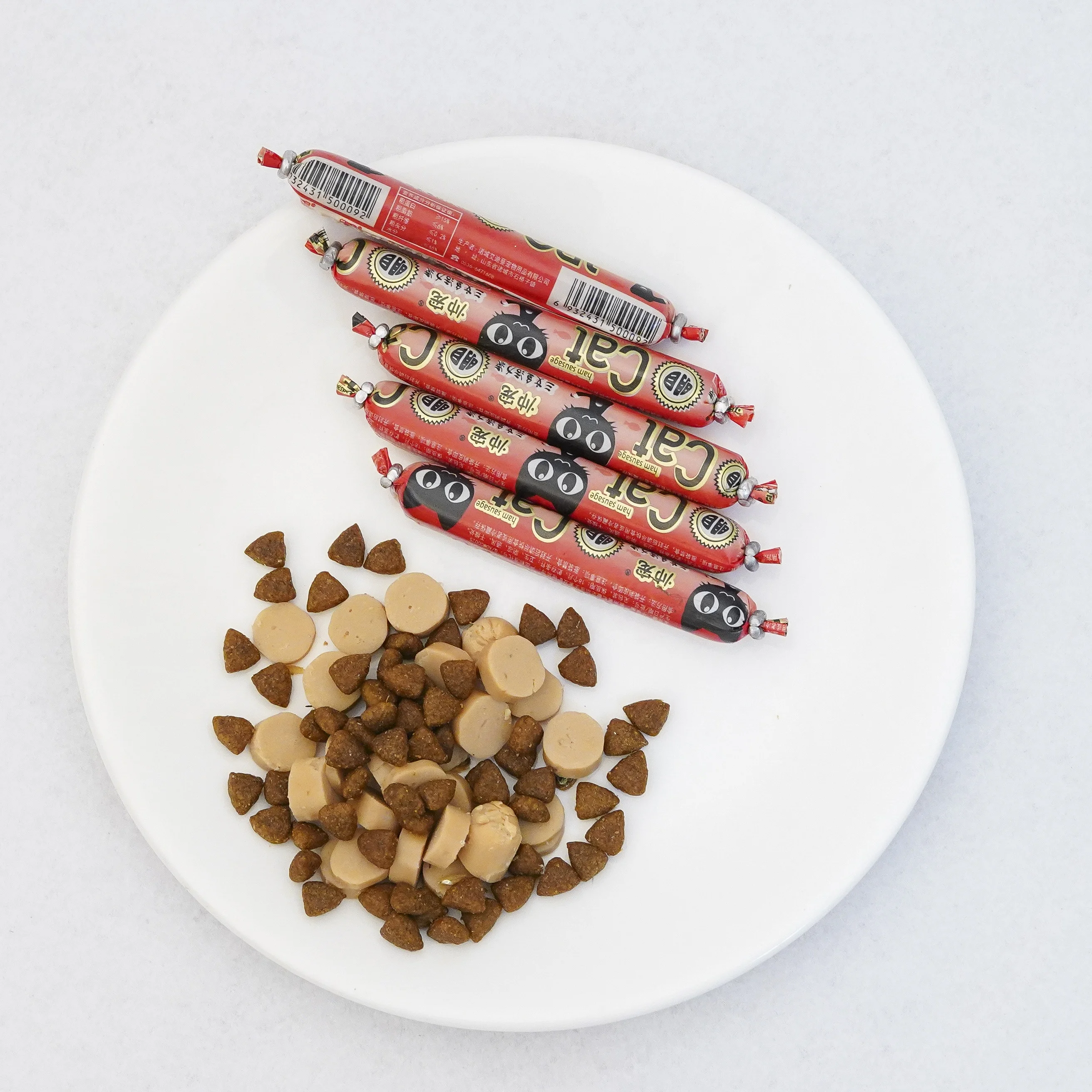 cat wet  food Salmon ham sausage  cat treat pet food