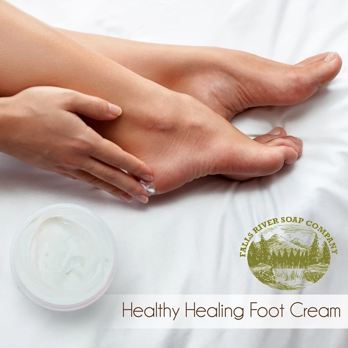 Wholesale Healthy Healing Foot Cream With Cocoa Butter and Coconut Oil Foot Care Cream Ship from USA