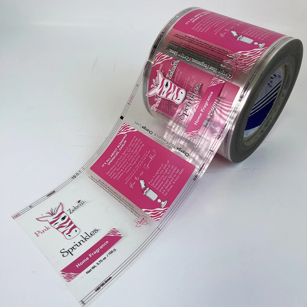 Custom Logo Clear Bottle Transparent Labers Stickers