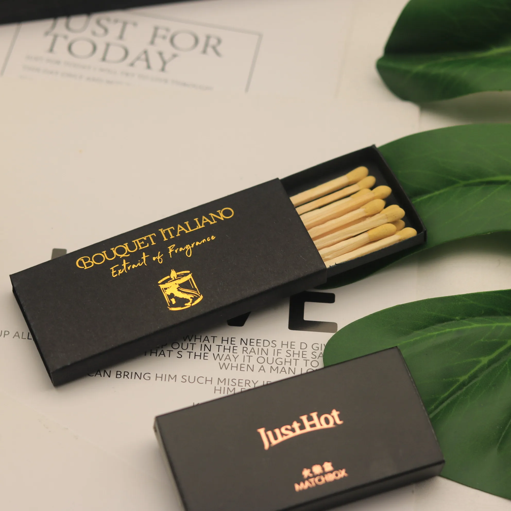 2024 New Style Advertising Hotel Custom Matchbox Wholesale Large Household Company Gifts Hot Selling Colorful Candle Matches