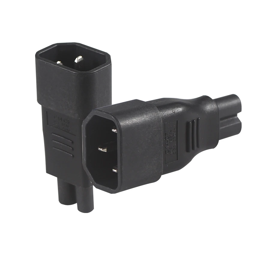 Wholesale 3 Pole Electric C5 C14 Power Plug And 10A Iec 60320 320 Male To Female Connector