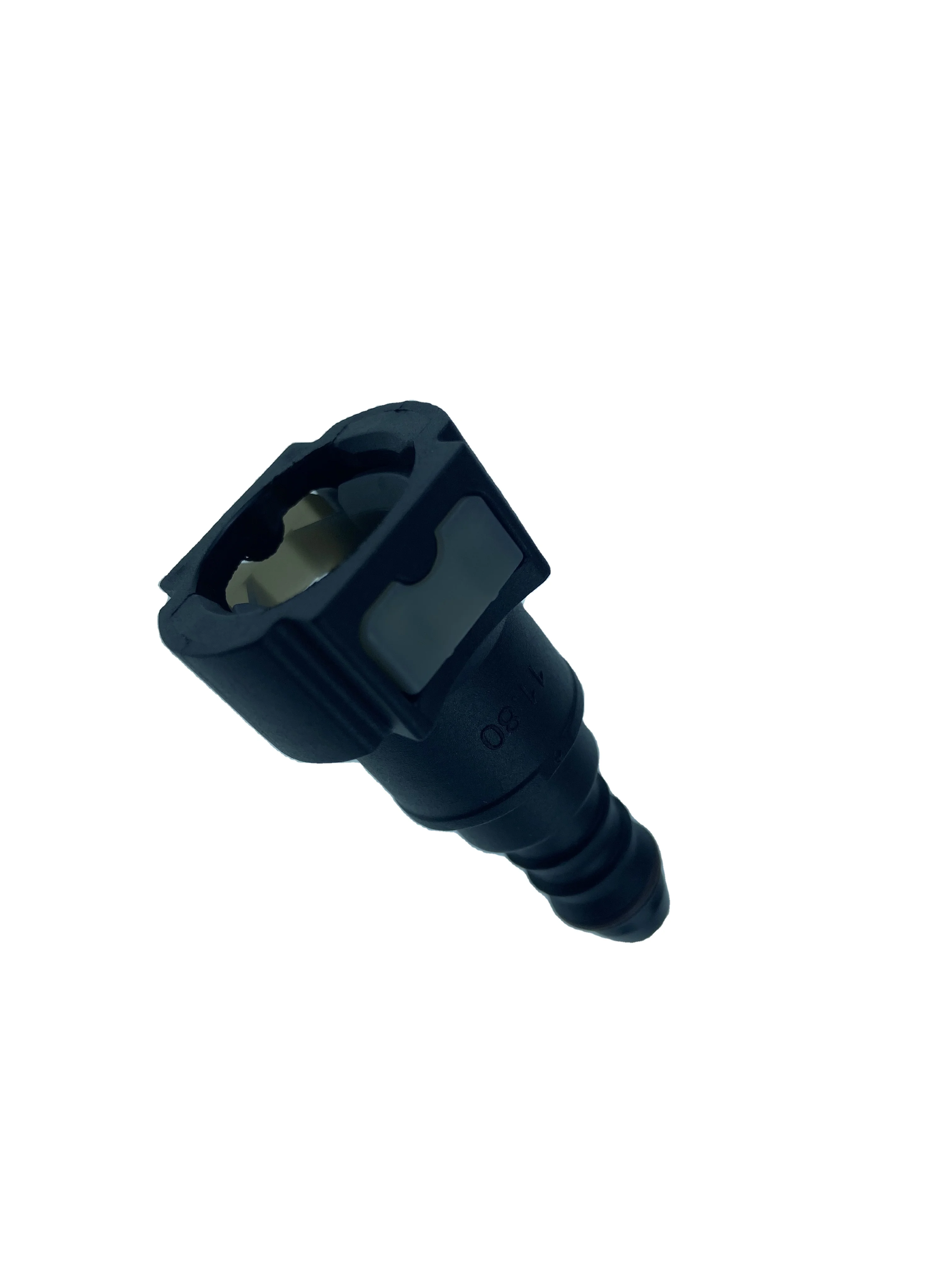 6AN Fuel Adapter Fitting to 3/8 GM Quick Connect Male LS EFI BLACK Quick Connect Male Quick Adapter Fuel Fitting