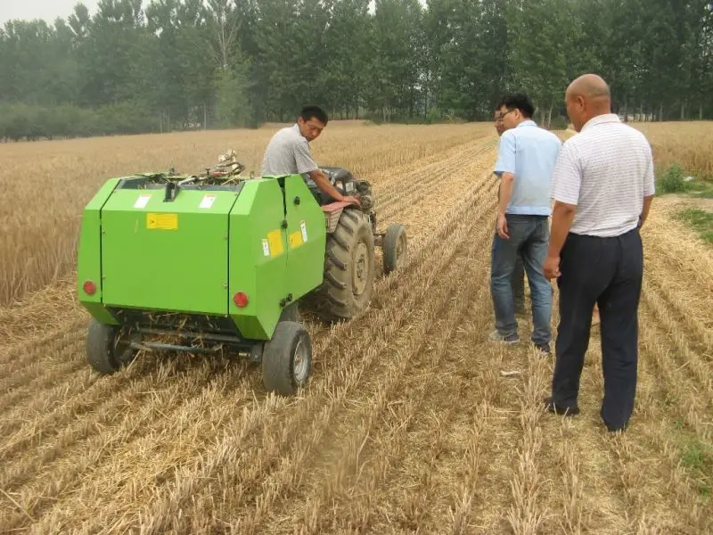 Direct factory supply hay grass hydraul press baler machine