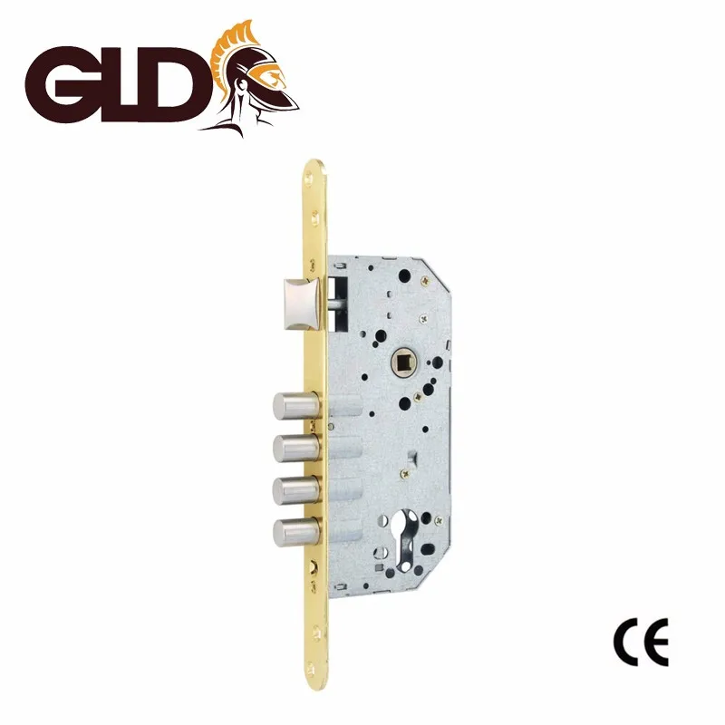 European model high security outdoor armored gear mortise door multipoint lock body