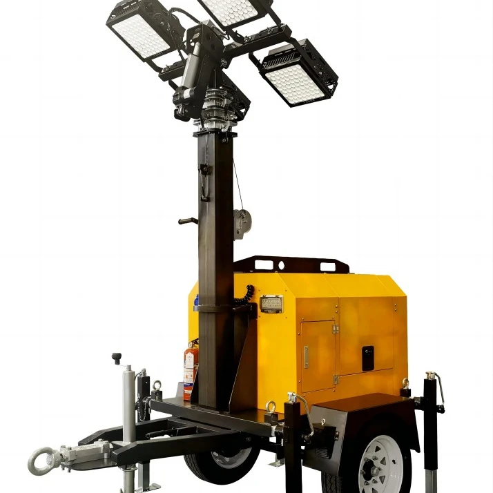 Factory OEM  9m manual mast diesel kubota light tower