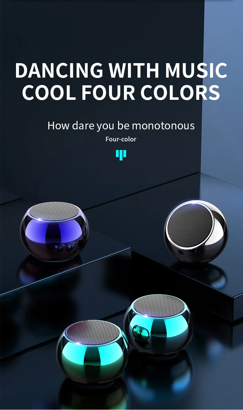 High sound quality long standby mini wireless smart speaker