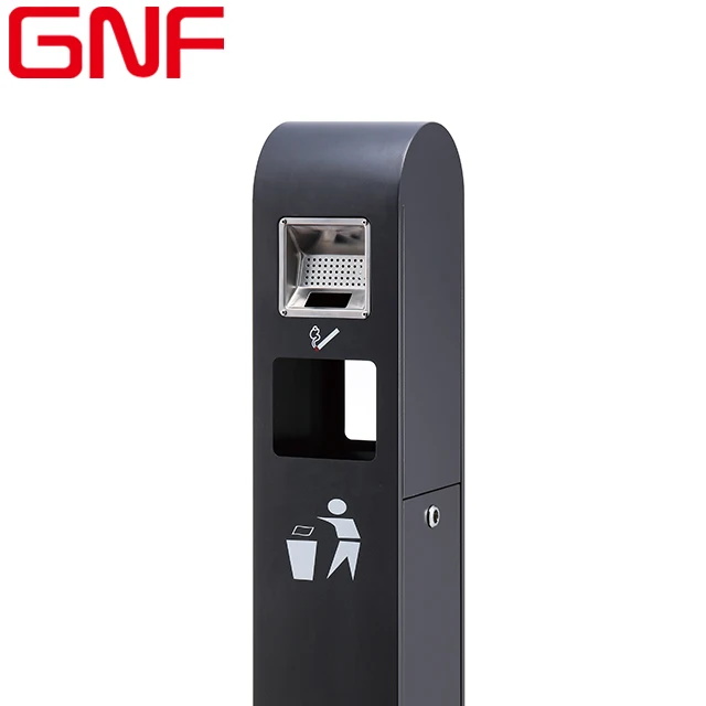 GNF outdoor powder coated ashtray bin ODM OEM