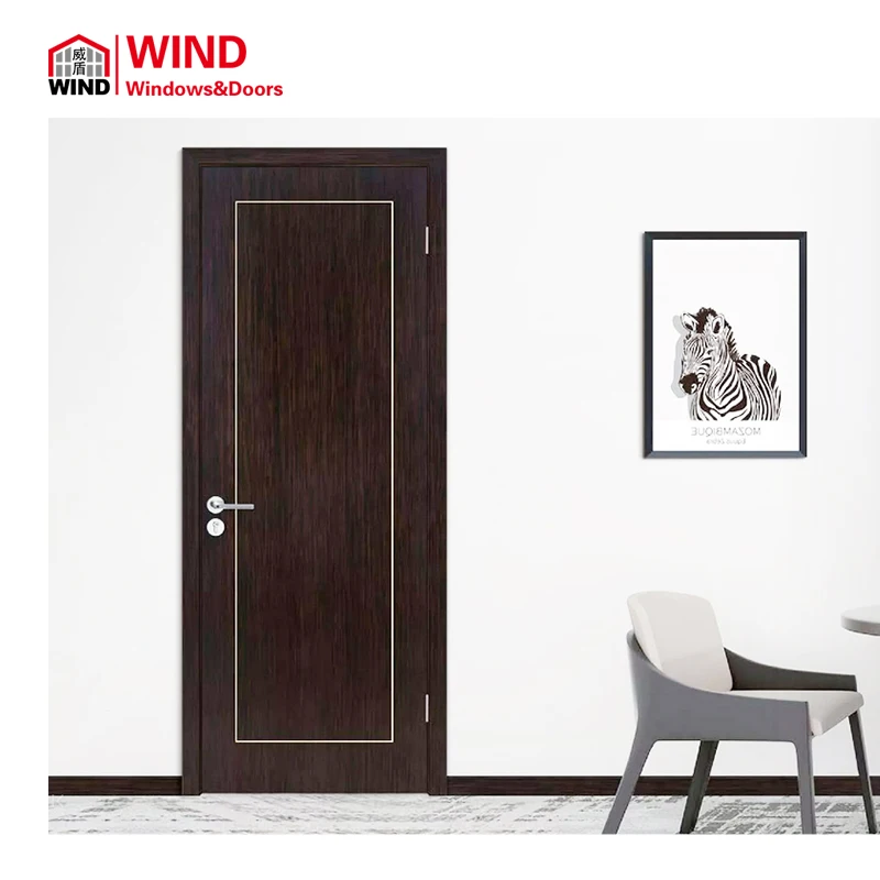 
composite maple pivot doors modern entry Long Stand Cabinet Floor Mounted Interior Half Glass Solid Wood Door 