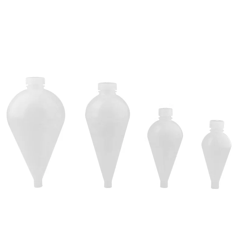 125ml 250ml 500ml 1000ml plastic separatory funnel