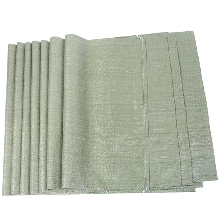 Customized Logo Gray Sandbags Used For Flood Control