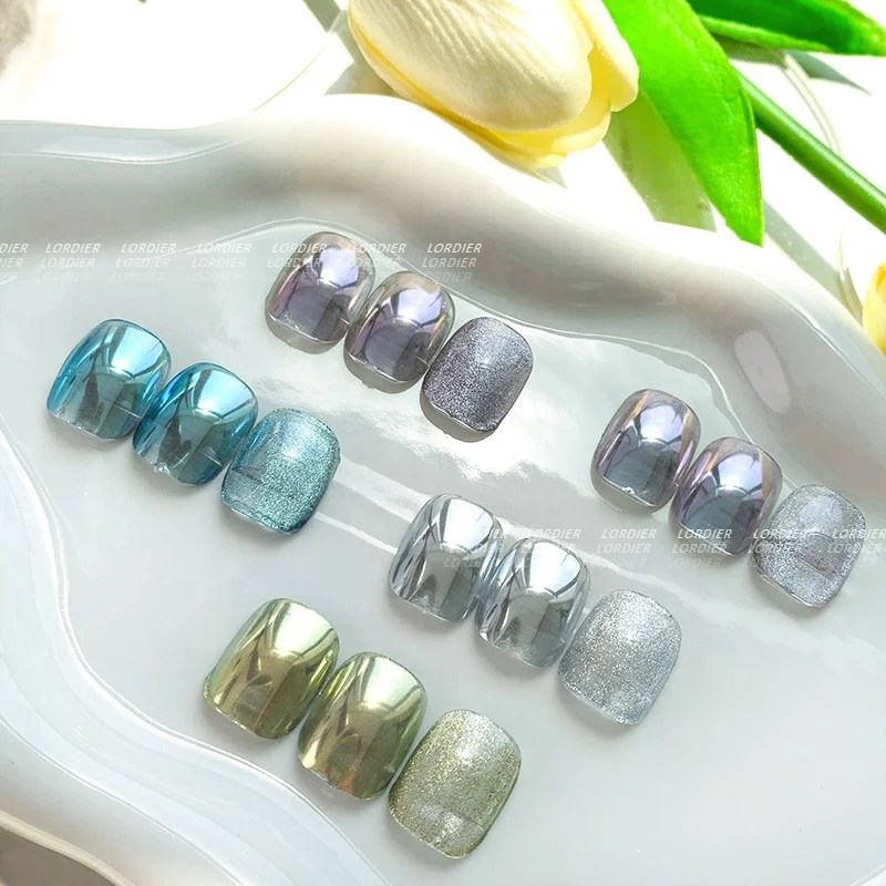 New Style Magnetic Pigment Light Color Mirror Chrome Moonlight Powder Nail Art Cat Eye Powder