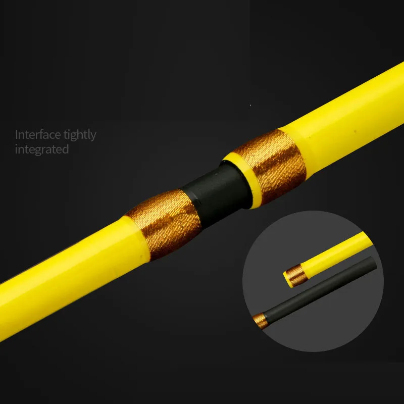 2.1m 2.4m Hard Casting handle straight handleFishing Rod Eva Handle Night Luminous Boat Fishing Rod