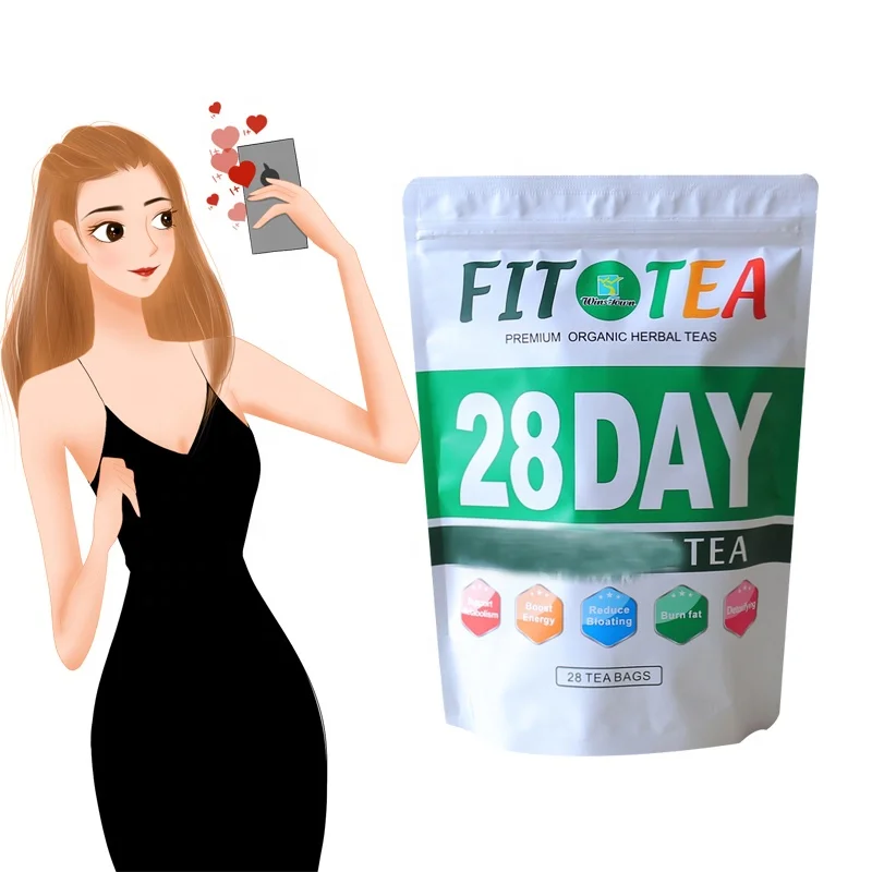 
Winstown 28days fit detox flat tummy tea private label weight loss slim green tea for man and women 