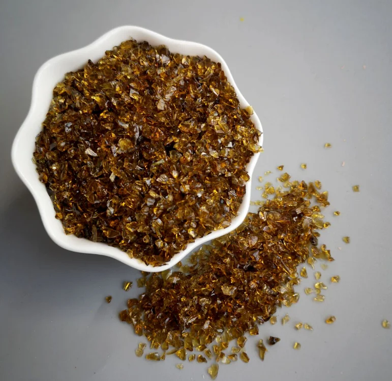 Environmentally friendly Decorative Garden Colored Glass Gravel