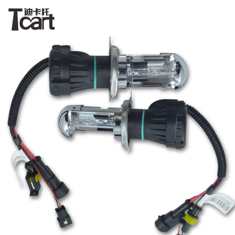 Автомобильная ксеноновая лампа Tcart 12 в 35 Вт сверхтонкий ксеноновый балласт дальний/ближний свет H4 автомобильный дальний и ближний сменный комплект HID