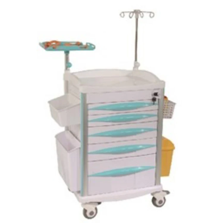Mobile Laparoscope Tower 4 Layer Medical Cart Endoscopy Endoscope Trolley For Sale