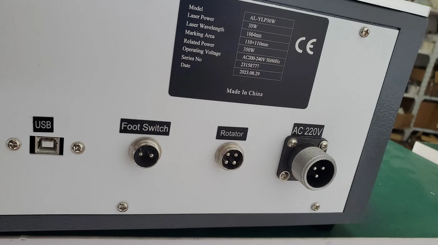 CE Germany 20W New Model Folded Type Mini Fashion Jewelers Fiber Laser Marking Machine Cheap Price