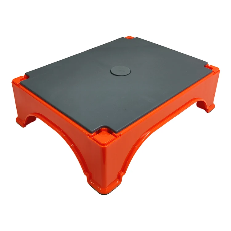 Ergonomic Heavy Duty Step Stool 400 Lbs Lightweight Short Step Stool Slip-Resistant Bath Step Stool For Water-Resistant Surface