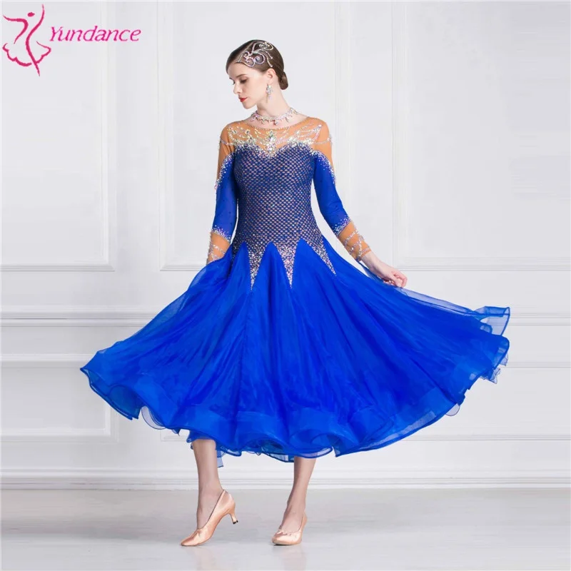 B-18405 New plus size ballroom dance dresses, High quality ballroom dance dress for adult