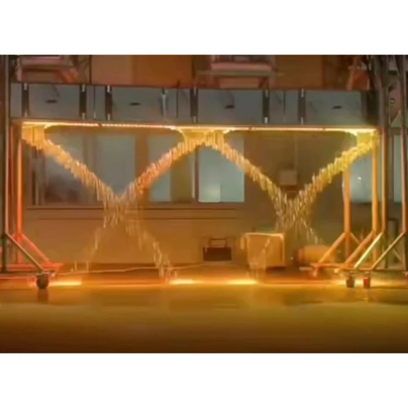 Custom Colorful decorative indoor outdoor Music Water Fountain Digital Water Curtain