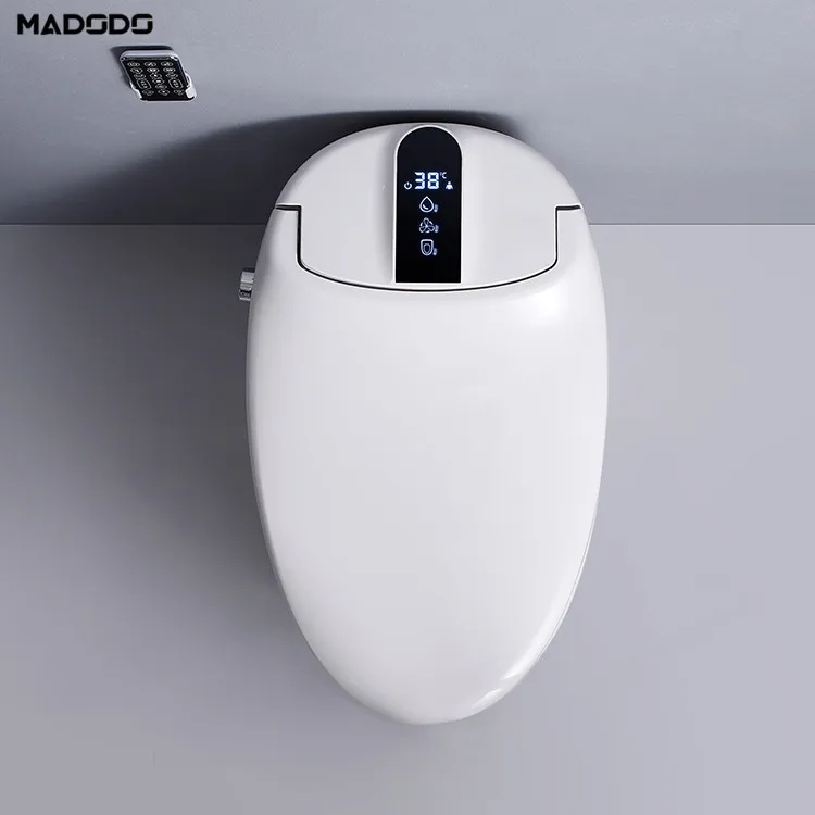 New 110v Bathroom Auto Open Intelligent Electronic Bidet Toilet Bowl Heated Wc Sensor Automatic Flush Smart Toilet For Hote