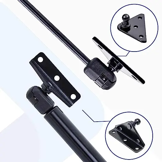 Black 10MM Ball Stud Mounting Bracket for Gas Struts Lift Supports Shocks Spring Prop