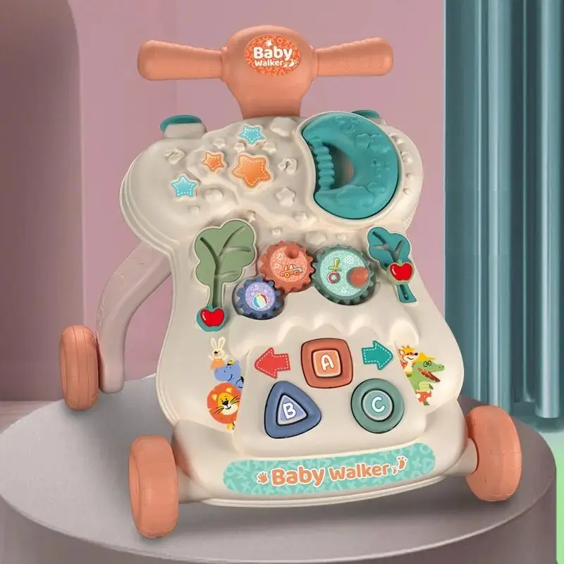 Multifunctional Walking anti rollover baby walker 0-18 months baby learn to walk trolley Baby Walker toys for toddler